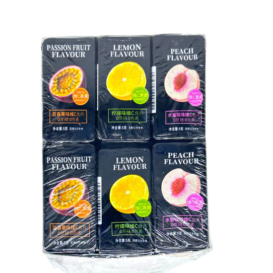 Драже аскорбинки Fruit Flavour Ягодный микс Yintian Xingyu, 5 гр (Китай)