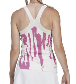 Женский топ теннисный Adidas New York Y-tank - белый