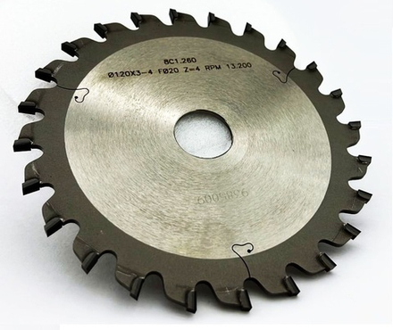 PCD пила D.120x3,1-4,2x3.0x22 Z=24 H=4