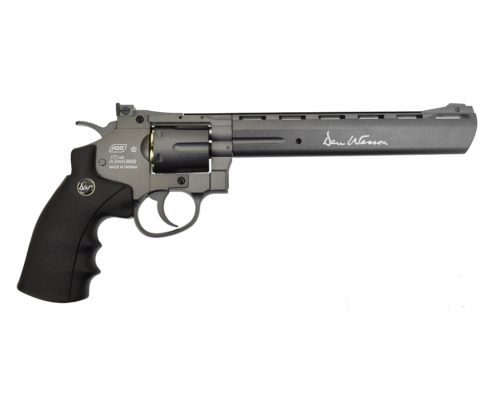 Револьвер пневматический ASG Dan Wesson 8” Grey