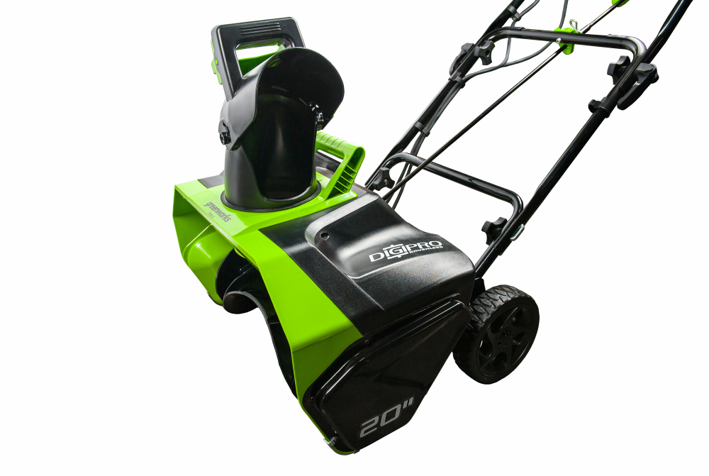 Снегоуборщик аккумуляторный GreenWorks GD40ST 40V 2600007, бесщеточный, без АКБ и ЗУ, ширина 51, высота 25, выброс 6м.
