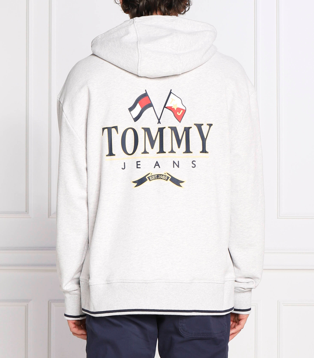 Худи skater prep back Tommy Jeans - серый(DM0DM15023)