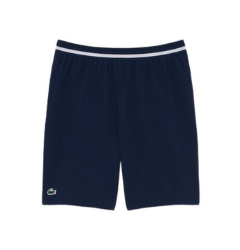 Мужские теннисные шорты Lacoste Tennis X Novak Djokovic - navy blue/white