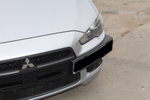 Рамка под номер на передний бампер Mitsubishi Lancer X 2007-2010