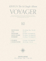 Альбом KIHYUN - VOYAGER 1st Single Album RANDOM Version