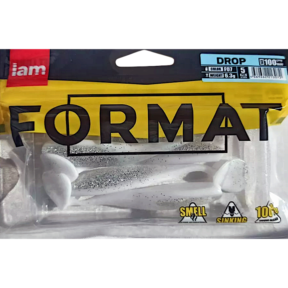 Мягкая приманка IAM Format Drop 100мм 6.3г -