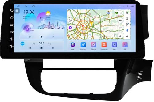 Магнитола для Mitsubishi Outlander 3 2012-2021 (правый руль, рамка 9) - FarCar S500-TS18 монитор 12.3" 2K QLED на Android 14, Быстрая, CarPlay, 4G SIM-слот