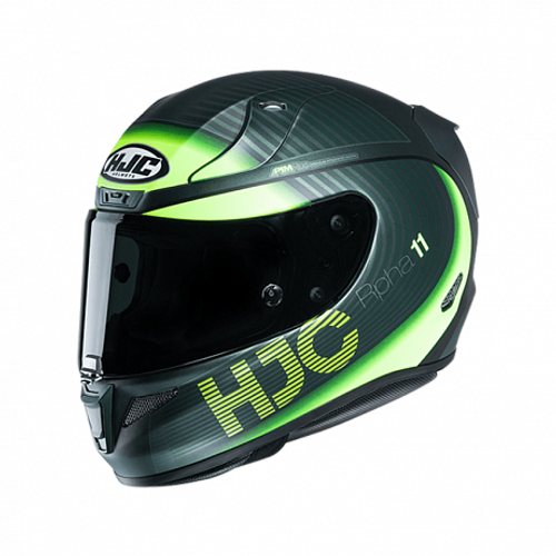 Купить Мотошлем Интеграл HJC RPHA11 Bine MC4HSF / Зеленый