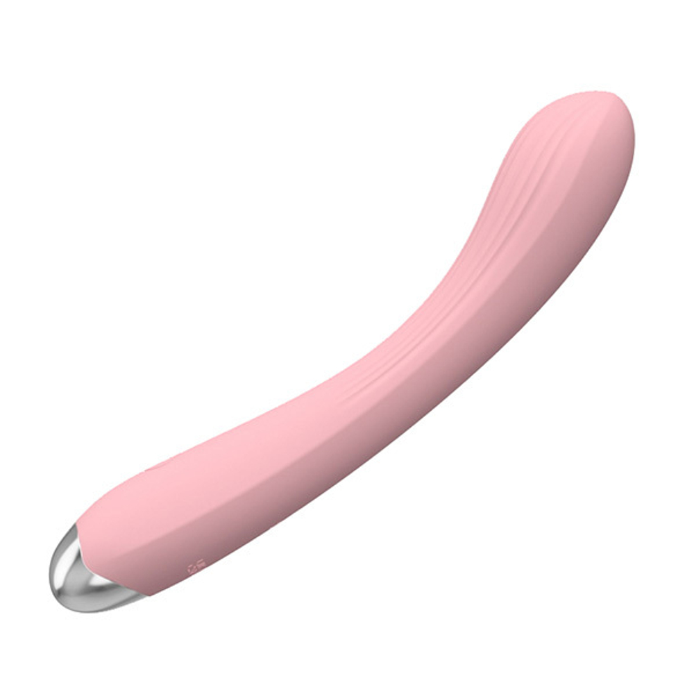 Розовый гибкий силиконовый вибратор Secwell Vibrating Massager SW3014P