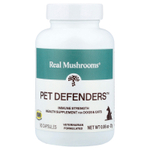 Real Mushrooms, Pet Defenders™, добавка для укрепления иммунитета, для собак и кошек, 90 капсул, 27 г (0,95 унции)