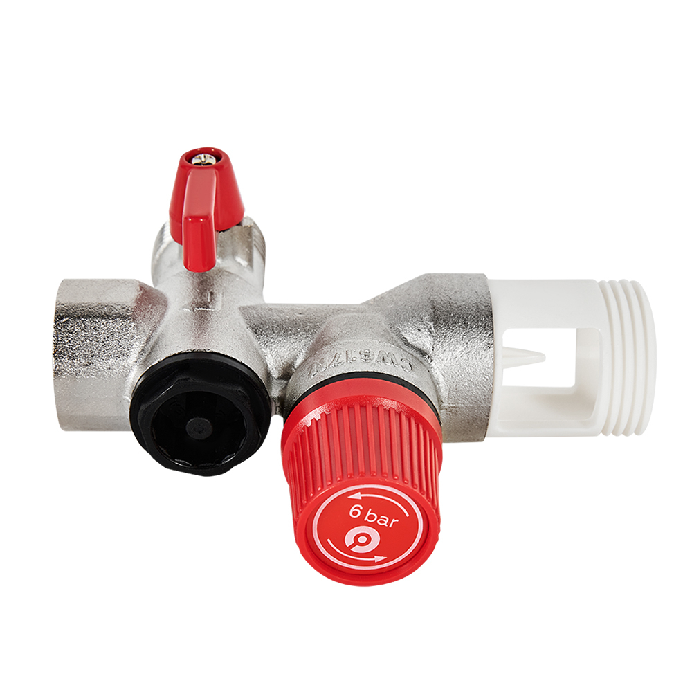 Группа безопасности водонагревателя ROMMER - 3/4" (порог 7 бар)