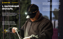 Фонарь Armytek Elf C2 Max LR USB-C Белый