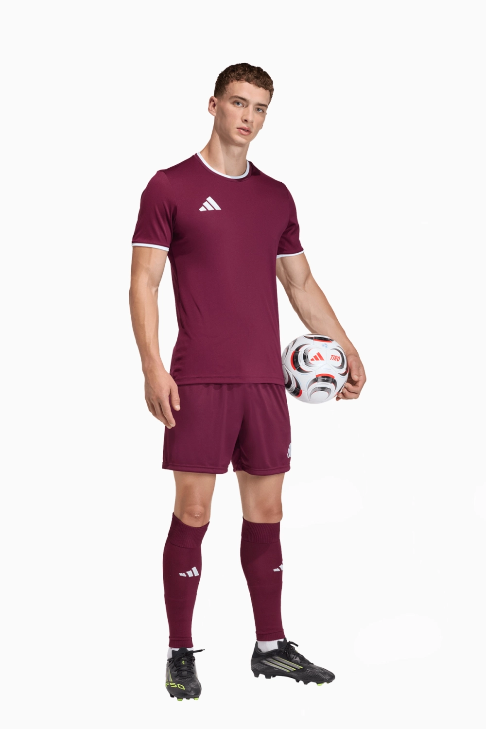 Шорты adidas Entrada 26 - бордовый