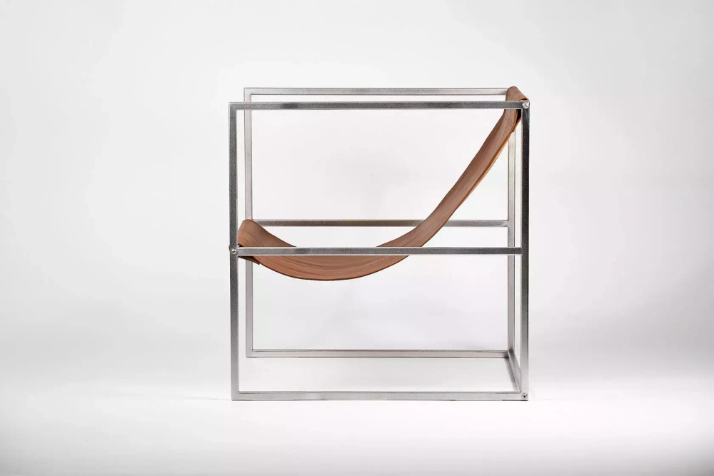 Уличное кресло TESS Outdoor Chair Премиум stainless / natural leather (Up!Flame)