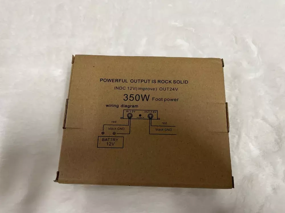350W (12 в 24) / Повышающий преобразователь с 12V - на 24V, 350 Вт, бурый (1 шт.)