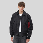 Куртка Alpha Industries CWU 45/P Relaxed Fit Flight Jacket Oxford Black (Черный)