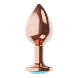 Diamond Topaz Shine L - Анальная Пробка, Розовое Золото