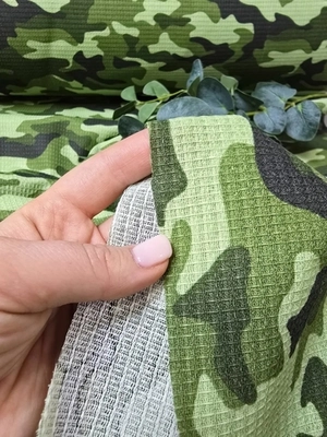 Вафельное полотно "Комуфляж" шир 150 см.