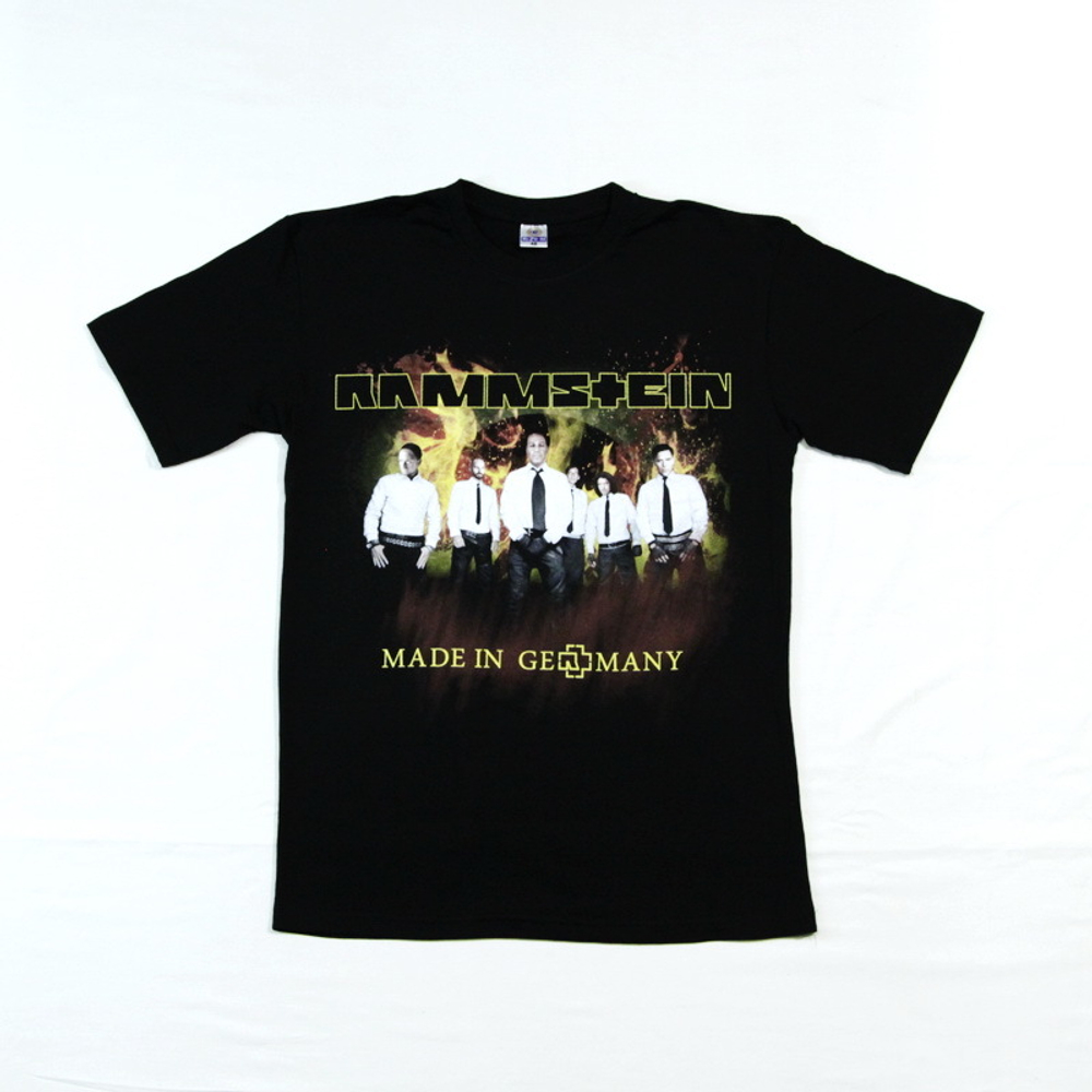 Футболка Rammstein группа в огне (104)