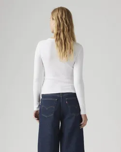 Лонгслив женский LEVI'S HAYES LS TEE WHITE