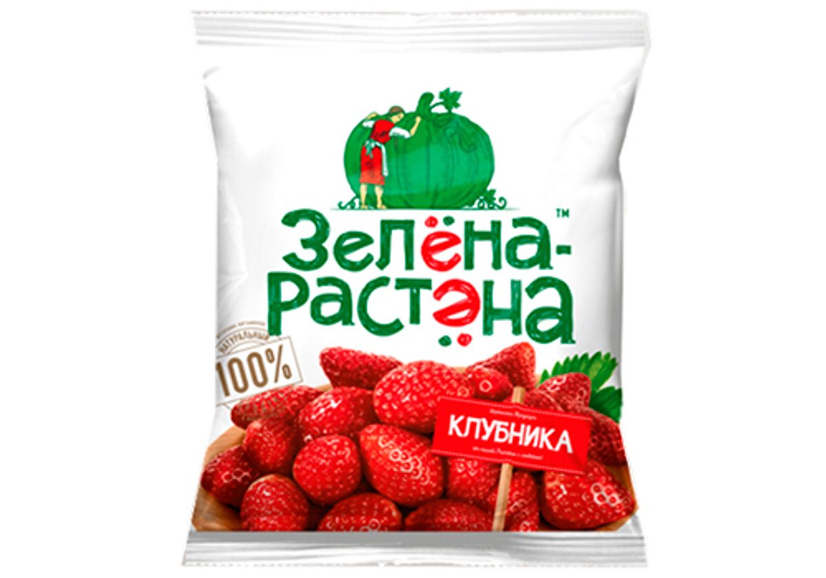 Клубника замороженная, 300г