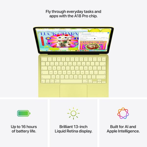 Ноутбук Apple MacBook Neo 13 2026 MHFG4LL/A (A18 Pro 6-Core, GPU 5-Core, 8 ГБ, 512 ГБ), индиго