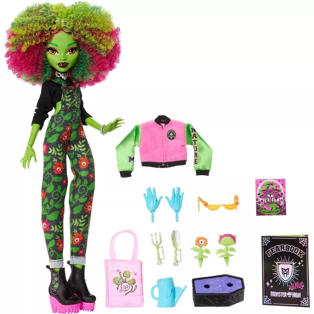 Кукла Monster high Venus Венера Fearbook