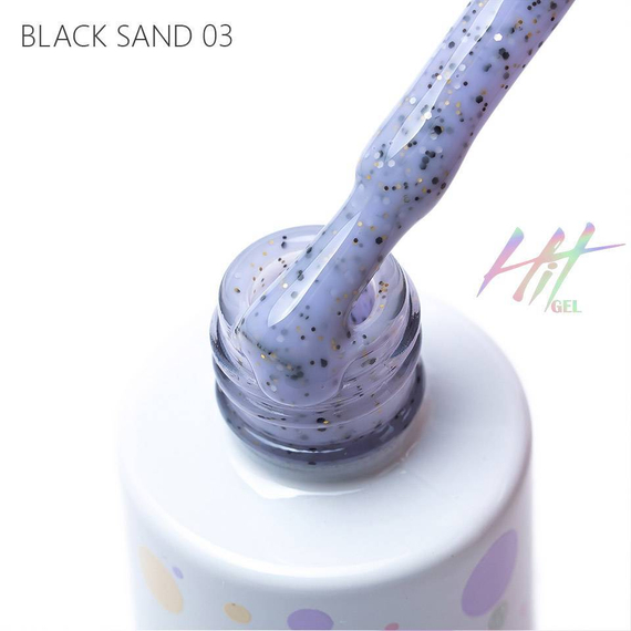 ГЕЛЬ-ЛАК BLACK SAND №03 ТМ "HIT GEL", 9 МЛ