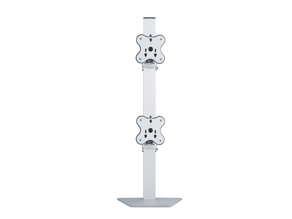 ErgoFount RSST-8020/2 Крепление для 2 мониторов до 24" с утяжеленным основанием. Цвет - серебристый