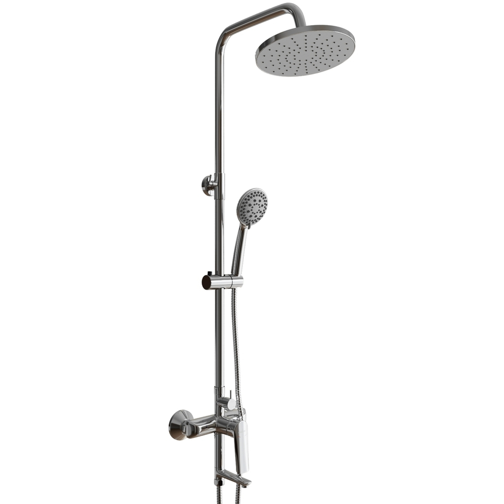 Душевая система 35к MIXLINE МЛ2429(ML2429) излив лейка 3 позиции +лейка "Тропический душ" ХРОМ