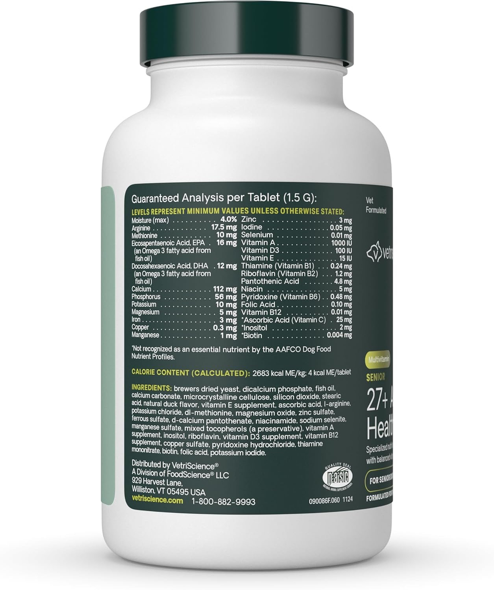Vetri-Science Multivitamin CANINE PLUS Senior витамины, уп. 60 шт
