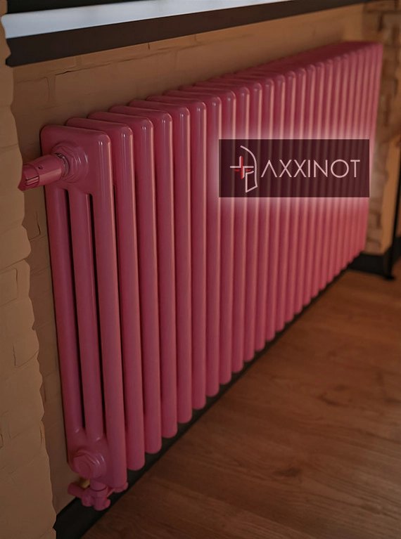 Axxinot Sentir 3080 - трехтрубный трубчатый радиатор высотой 800 мм, нижнее подключение с термовентилем