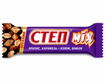 Батончик "Степ MIX" с изюмом, арахисом и карамелью, покрытый шоколадом, 20 шт по 40 г