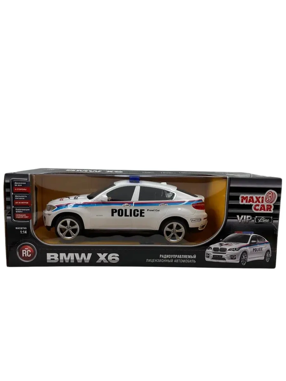 Машина на радиоуправлении BMW X6 Police
