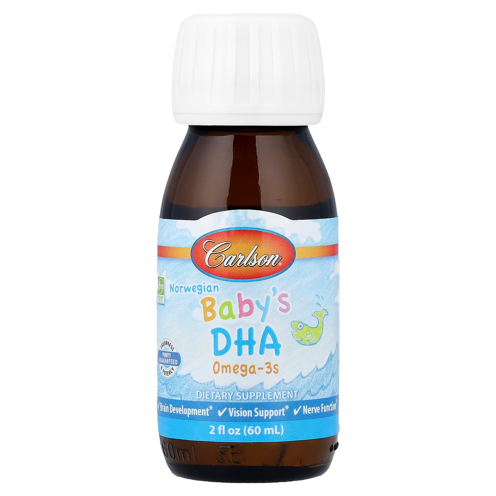 Carlson, Baby's DHA, 1,100 mg Omega-3s with Vitamin D3, 2 fl oz (60 ml)