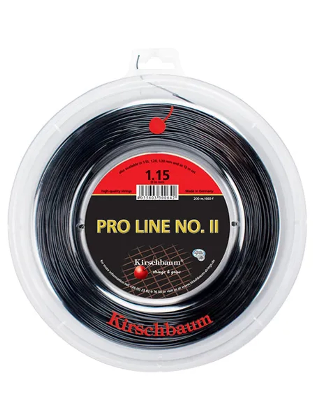 Струны теннисные Kirschbaum Pro Line No. II (200 m)