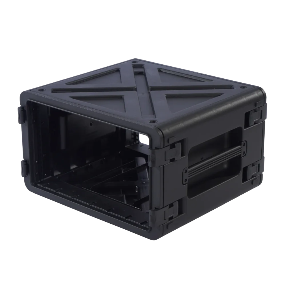 Ударопрочный пластиковый Рэковый кейс 6 юнитов KZCASE@RACK6U