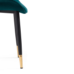 Стул на металлокаркасе Woodville Seda-1 green, gold, black