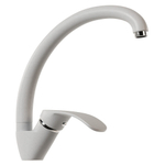 Смеситель для кухни 35к MIXLINE  МЛ-ГС02 (ML-GS02) (341) ультра белый высок. излив