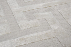Ковер из вискозы 200x300 Garda Decor Maroc Oyester серебристый