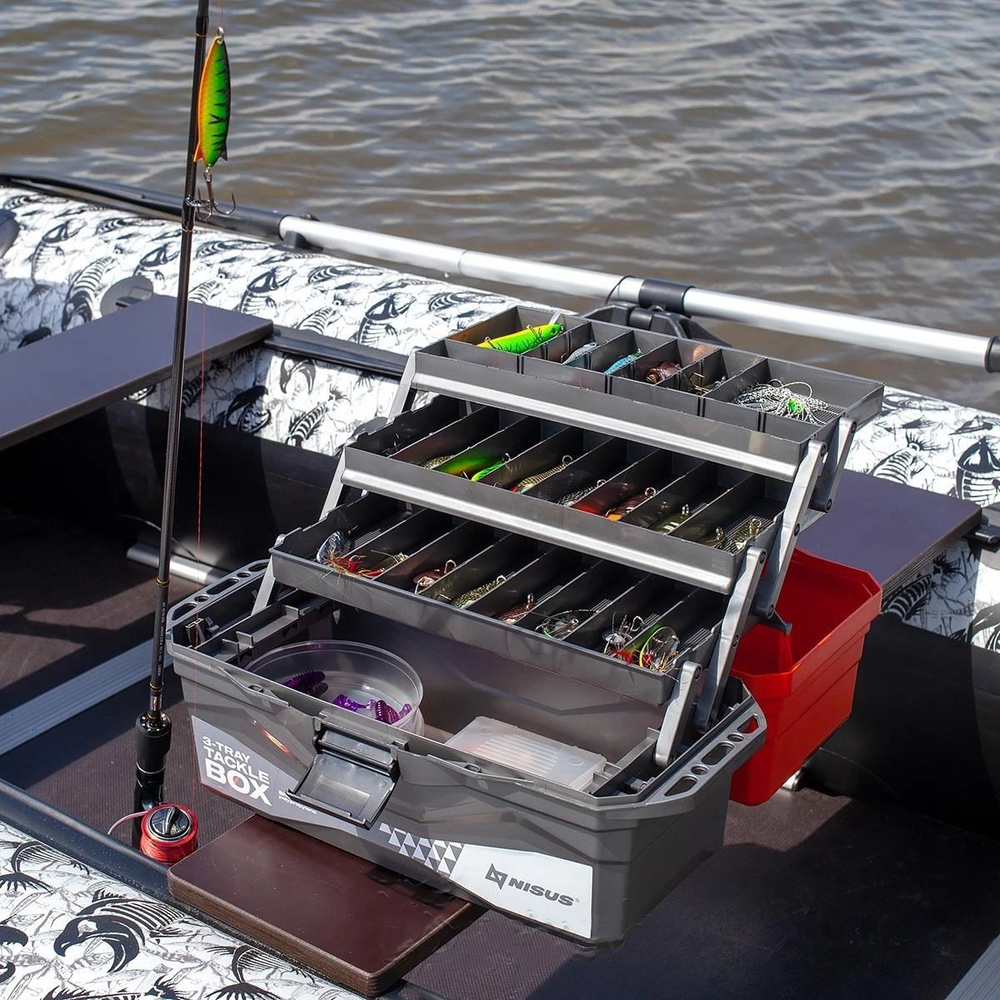 Ящик для снастей Tackle Box трехполочный (N-TB-3-Т)
