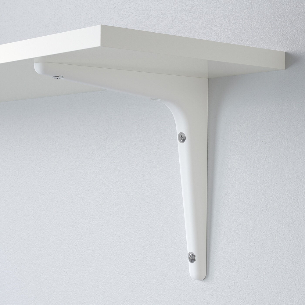 IKEA SIBBHULT (ИКЕА СИББХУЛТ) — Кронштейн, белый, 18x18 см, фото 2