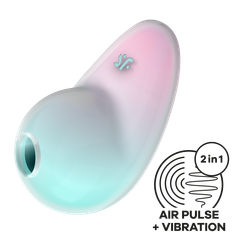 Вакуумный стимулятор клитора Satisfyer Pixie Dust, мятно-розовый