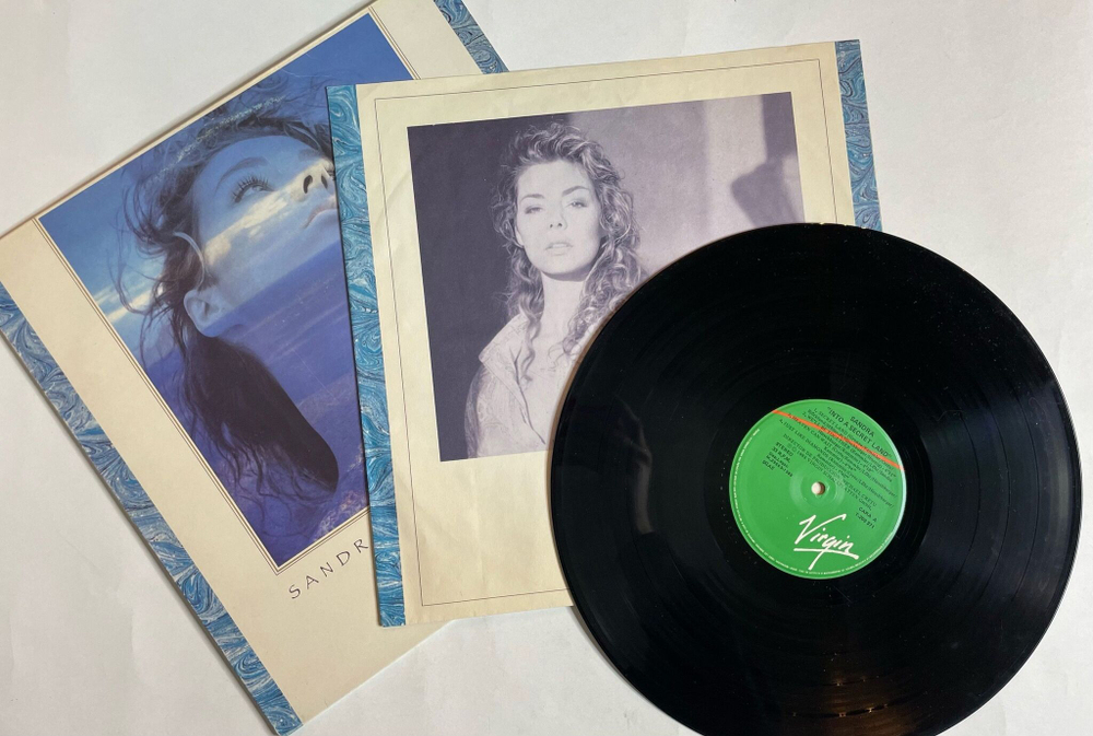 Винтажная виниловая пластинка LP Sandra Into A Secret Land (Spain 1988)