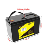 Аккумулятор Lifepo4 LIITOKALA 12V 120Ah (12V 120Ah/LCD) 52487-12V120AH/LCD