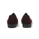 LAOMEIHUA Fabric Casual Shoes Women"s Burgundy