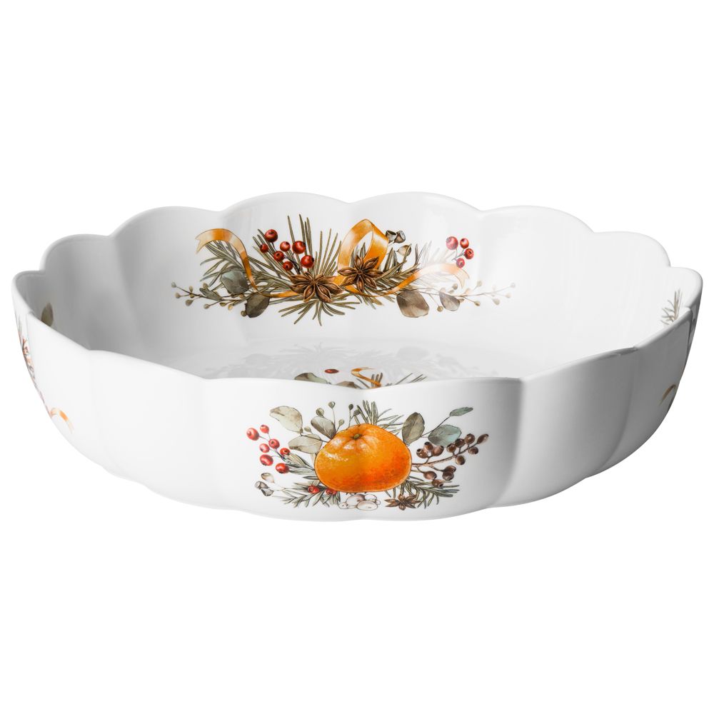 ФОРМА ДЛЯ ВЫПЕЧКИ LEFARD "МАНДАРИН" КРУГЛАЯ 27*26,5*6 СМ 2100 МЛ (КОР=8ШТ.)