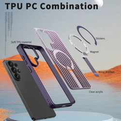 Прозрачный чехол Mesh Pro Magnetic Case для Samsung Galaxy S26 Ultra