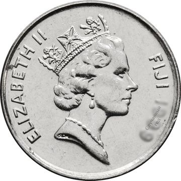 5 центов 1990-2006 Фиджи