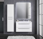 Шкаф пенал Cezares Eco 40 ECO-1500-2A-SC-BO подвесной Bianco Opaco